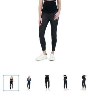 Time and Tru Black High-Waisted Leggings